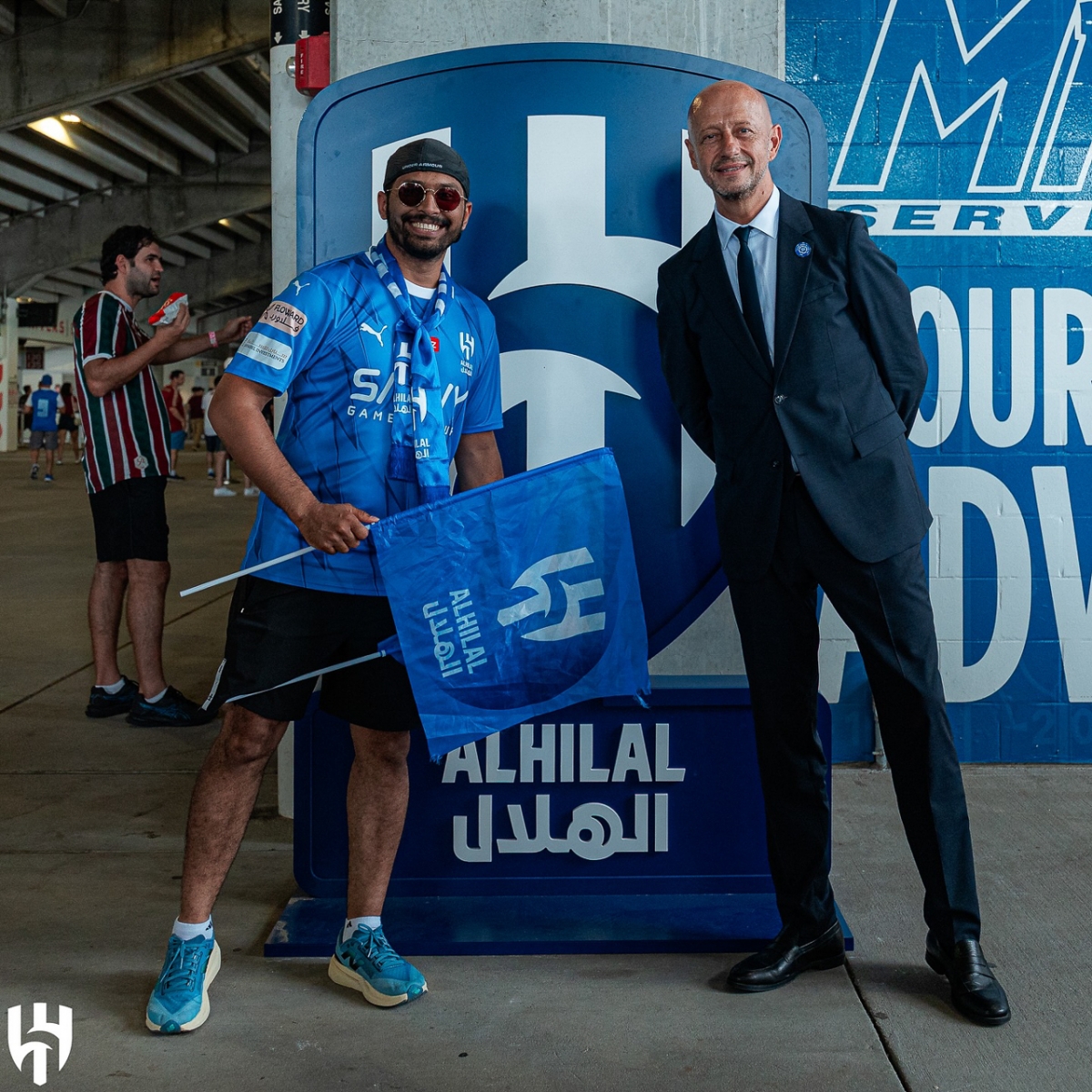 Các CĐV Al Hilal đến sân cổ vũ cho trận đấu (Ảnh: Al Hilal FC)