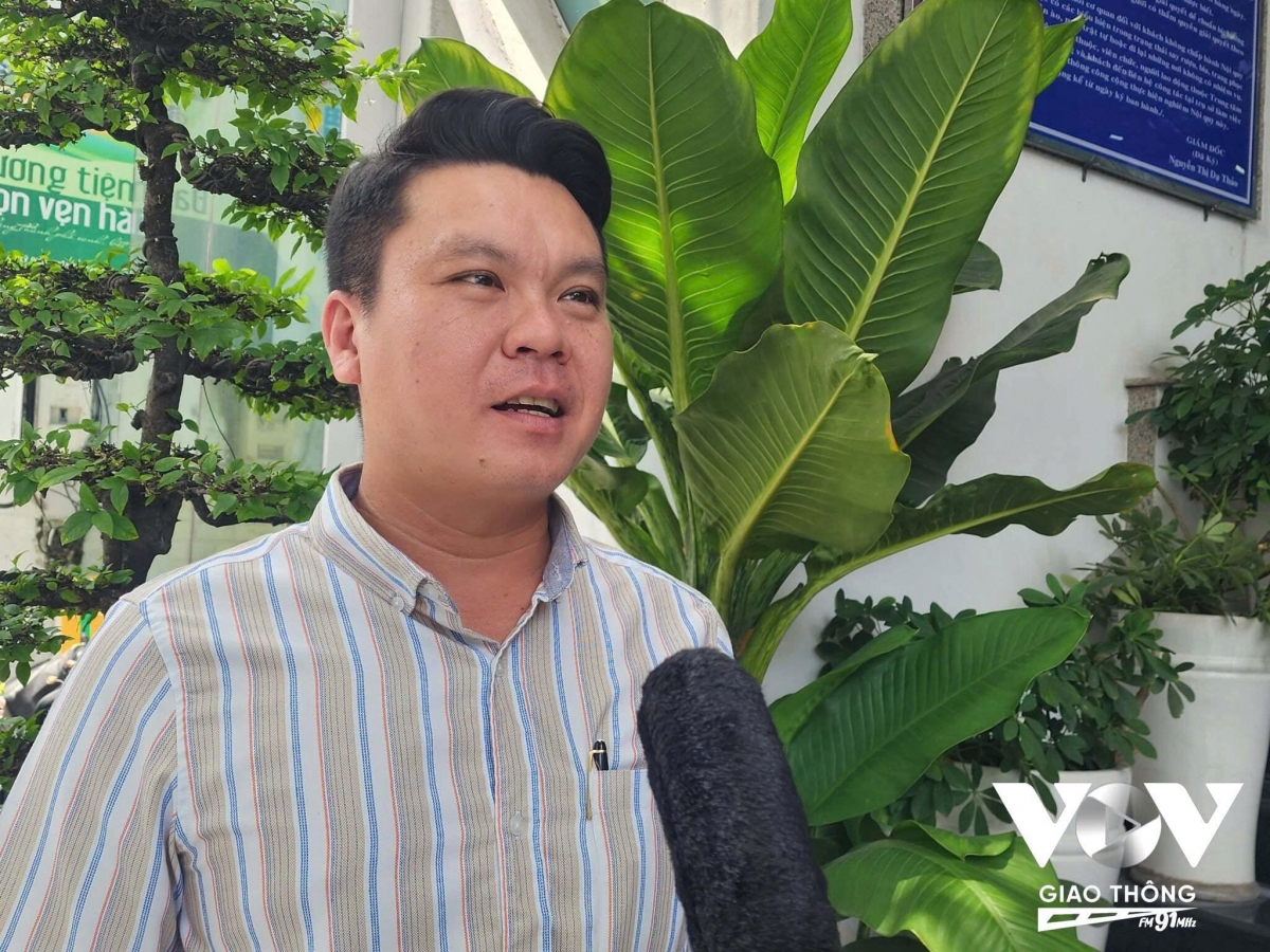 Ông Lê Hoàn – Phó Giám đốc Trung tâm Quản lý Giao thông Công cộng TP.HCM, thông tin về hoạt động xe buýt