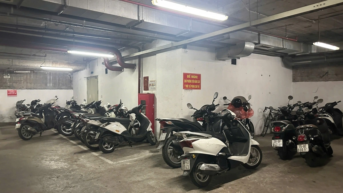 Tại chung cư N3 được thiết kế 3 tầng hầm để phục vụ nhu cầu để phương tiện của người dân. Trong đó, hầm B2, B3 để xe ô tô.
