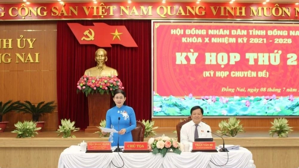 Quang cảnh kỳ họp (Ảnh: Hồ Thảo)