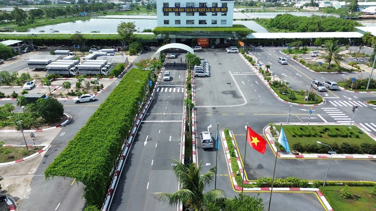 Hoạt động thi sát hạch giấy phép lái xe trên địa bàn TP.HCM đã được triển khai trở lại từ ngày 14 tháng 5 năm 2025