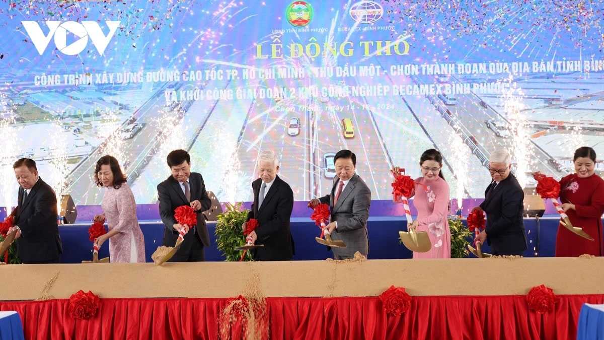 Dự án được khởi công vào tháng 12/2024 với sự tham dự của lãnh đạo trung ương 