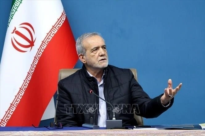 Tổng thống Iran Masoud Pezeshkian (Ảnh: TTXVN)