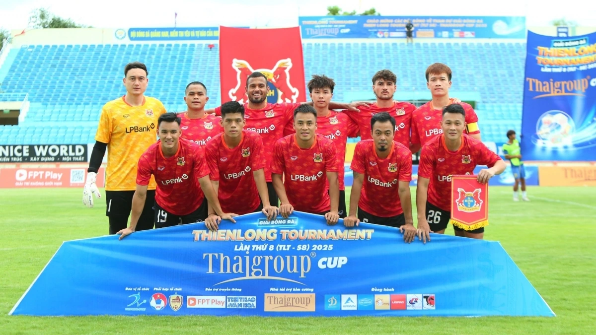CLB Ninh Bình hai trận liên tiếp không biết nếm mùi chiến thắng ở giải Thiên Long Tournament 2025.