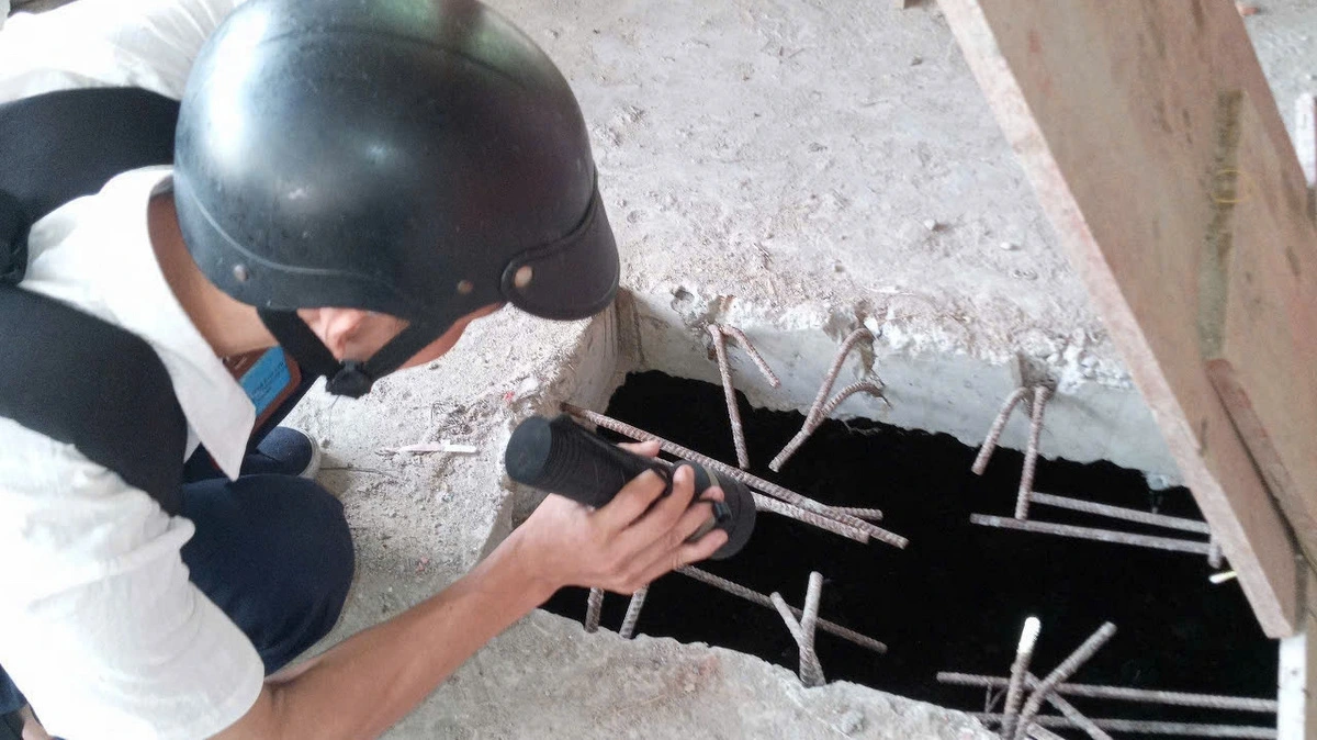 Kiểm tra các công trình xây dựng đọng nước (Ảnh HCDC)
 