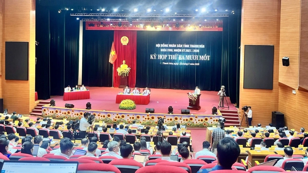 Hội đồng nhân dân tỉnh Thanh Hóa khai mạc Kỳ họp thứ 31, khóa XVIII, nhiệm kỳ 2021 - 2026