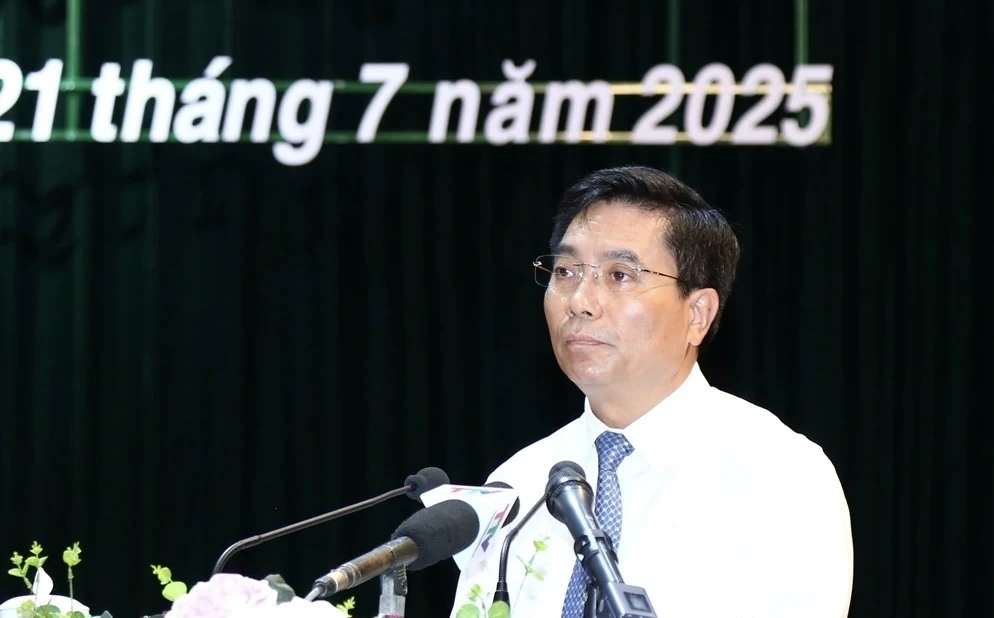 Bí thư Tỉnh ủy Nguyễn Doãn Anh phát biểu chỉ đạo cuộc họp