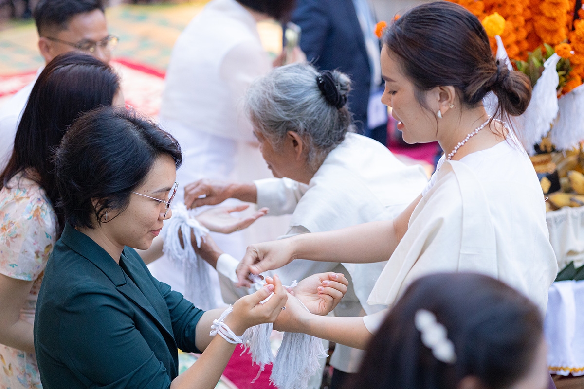 Lễ Baci là “dấu ấn khó quên” trong hành trình khám phá văn hóa Lào của các du khách nước ngoài.
