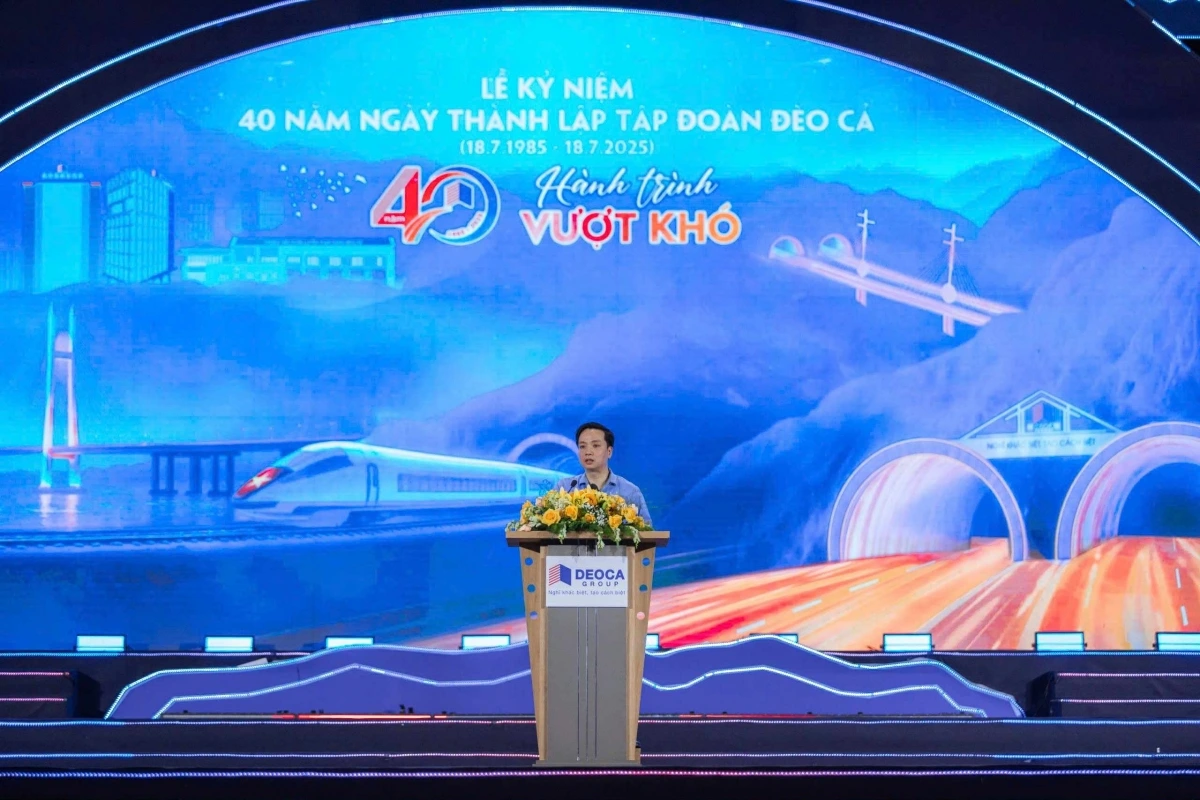 Chủ tịch UBND tỉnh Cao Bằng Lê Hải Hoà phát biểu tại buổi lễ