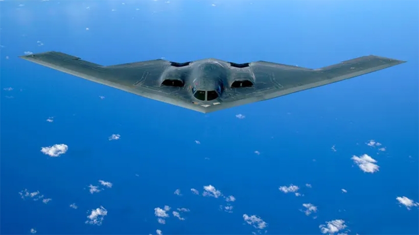 Oanh tạc cơ tàng hình B-2 của Mỹ. Ảnh: USAF