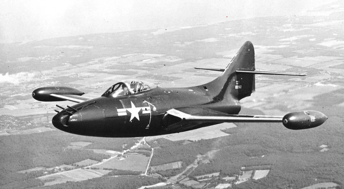 Máy bay chiến đấu XF9F-2 Panther. Ảnh: Wikipedia