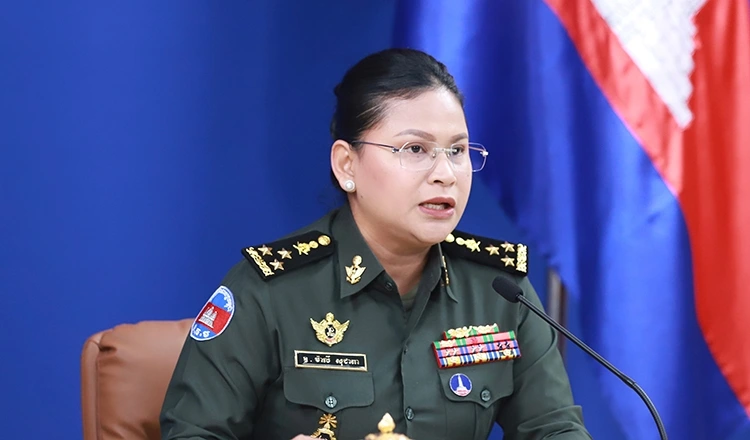 Người phát ngôn Bộ Quốc phòng Campuchia, Trung tướng Maly Socheata