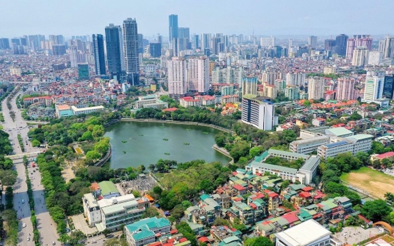Khu vực phường Hoàn Kiếm (Hà Nội). Ảnh: CTV