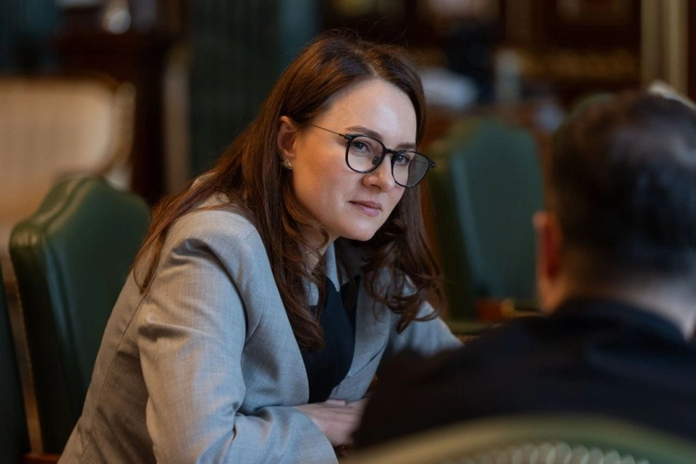 Bà Yulia Svyrydenko - ứng cử viên trở thành Thủ tướng tiếp theo của Ukraine. Ảnh: Văn phòng tổng thống Ukraine.
