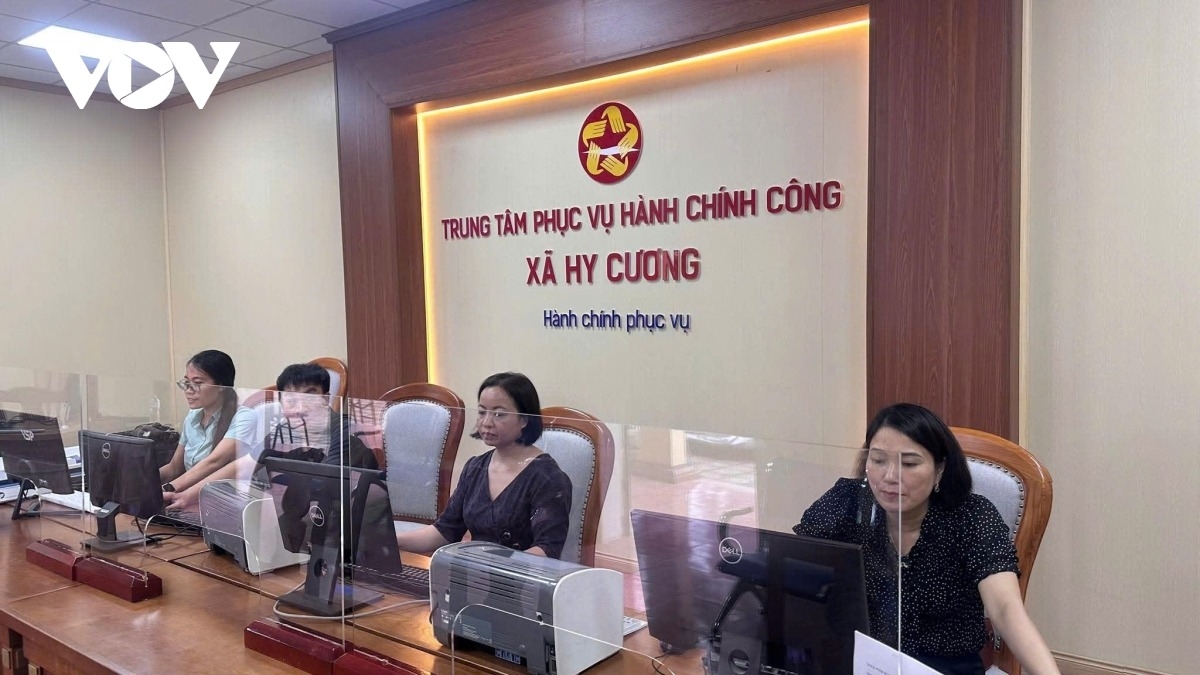 Trung tâm phục vụ hành chính công xã Hy Cương, Phú Thọ