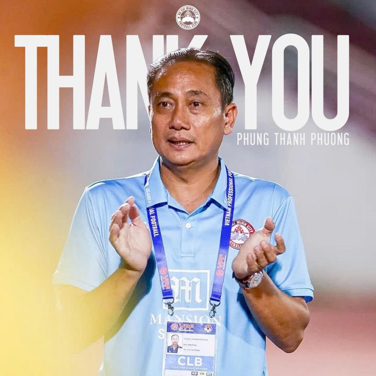 HLV Phùng Thanh Phương chia tay CLB TP.HCM.