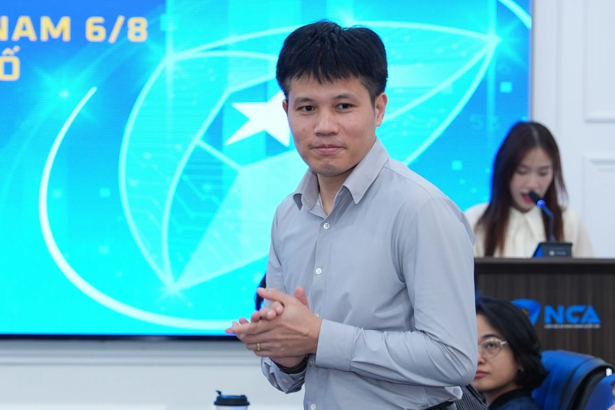 Trung tá Nguyễn Tiến Cường, Trưởng Phòng giám sát thông tin mạng và phòng chống hoạt động sử dụng không gian mạng xâm phạm an ninh quốc gia (Phòng 3), A05 (Ảnh: NCA)