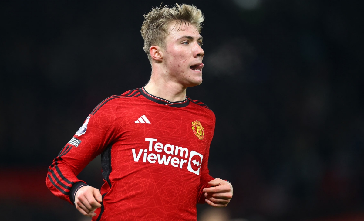 Rasmus Hojlund được các đội bóng Serie A quan tâm (Ảnh: Reuters).
