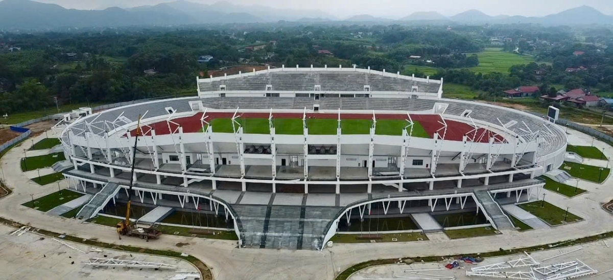 Sân vận động Thái Nguyên chuẩn bị hoàn thành. Đây sẽ là sân vận động lớn nhất miền núi phía Bắc (Ảnh minh họa)