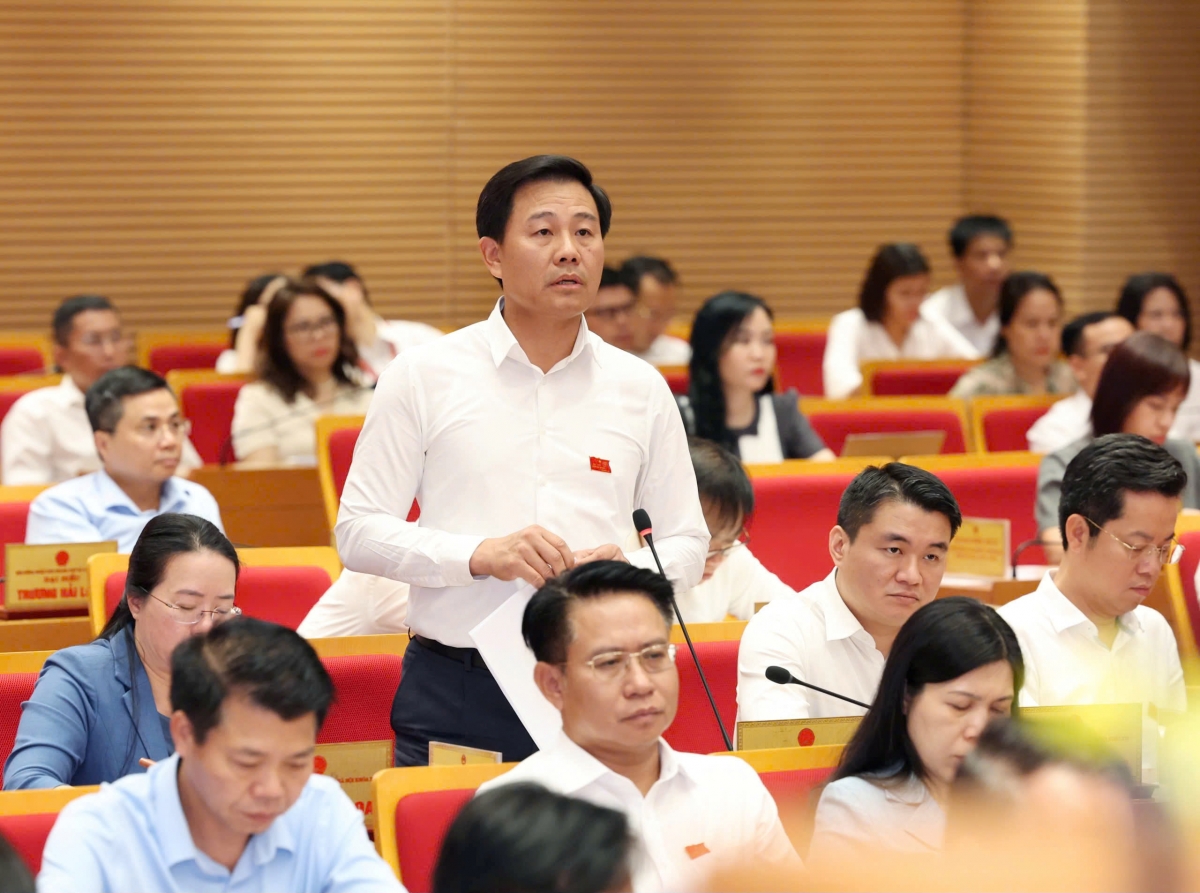 Giám đốc Sở Nông nghiệp và Môi trường Nguyễn Xuân Đại trả lời chất vấn