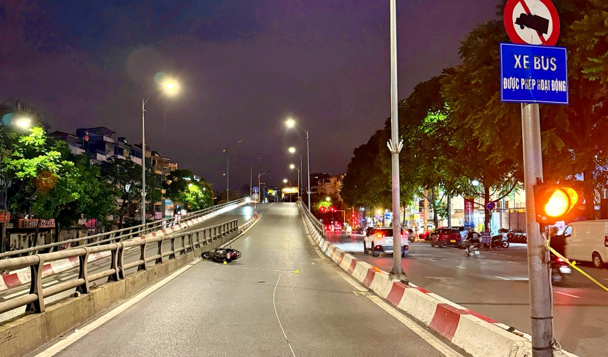 Hiện trường vụ tai nạn giao thông