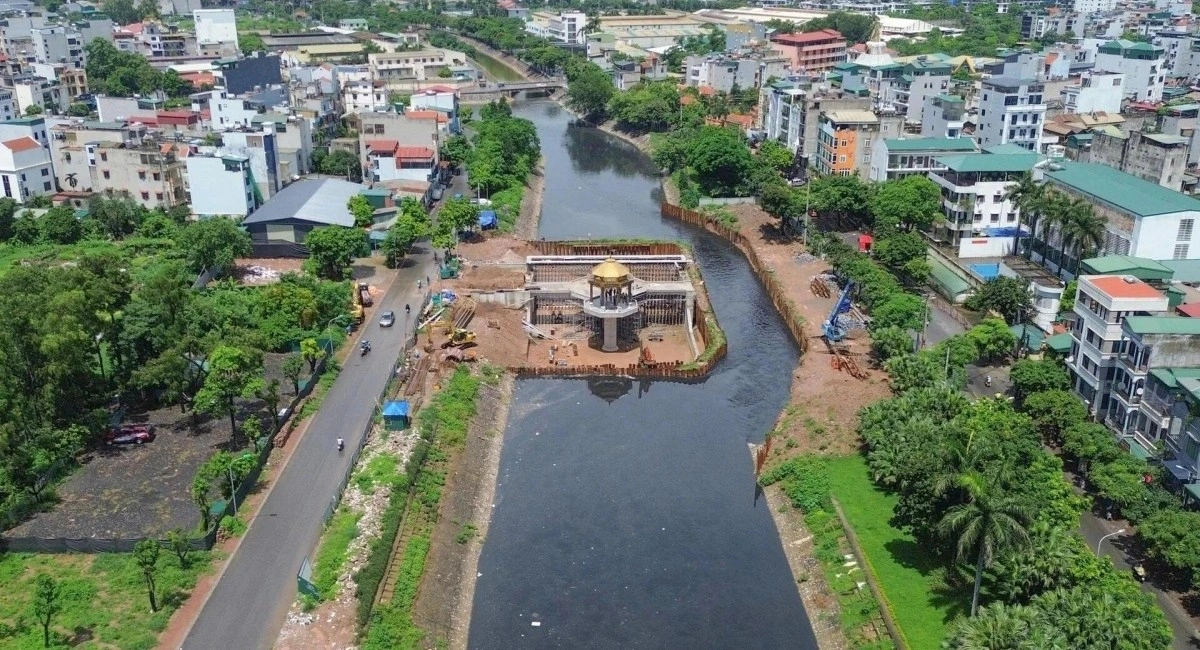 Hà Nội xây dựng đập đang trên sông Tô Lịch