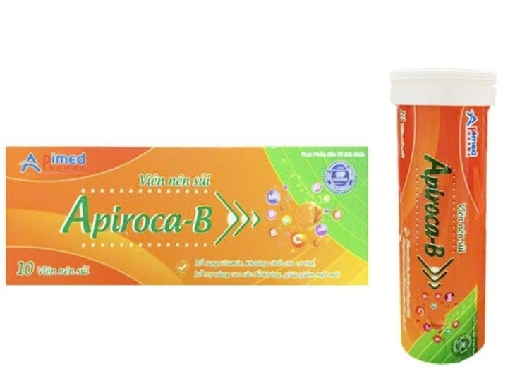 Tạm dừng lưu thông viên sủi Apiroca-B vì sai hàm lượng vitamin B2