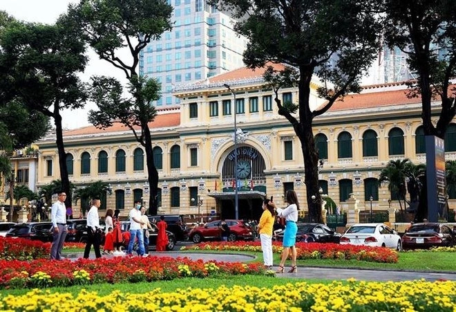 Central Post Office - a major tourist attraction in Ho Chi Minh City. (Photo: VNA)