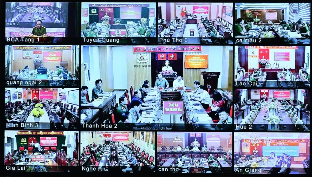 Hội nghị được tổ chức trực tuyến tại 34 tỉnh, thành phố trong cả nước.
