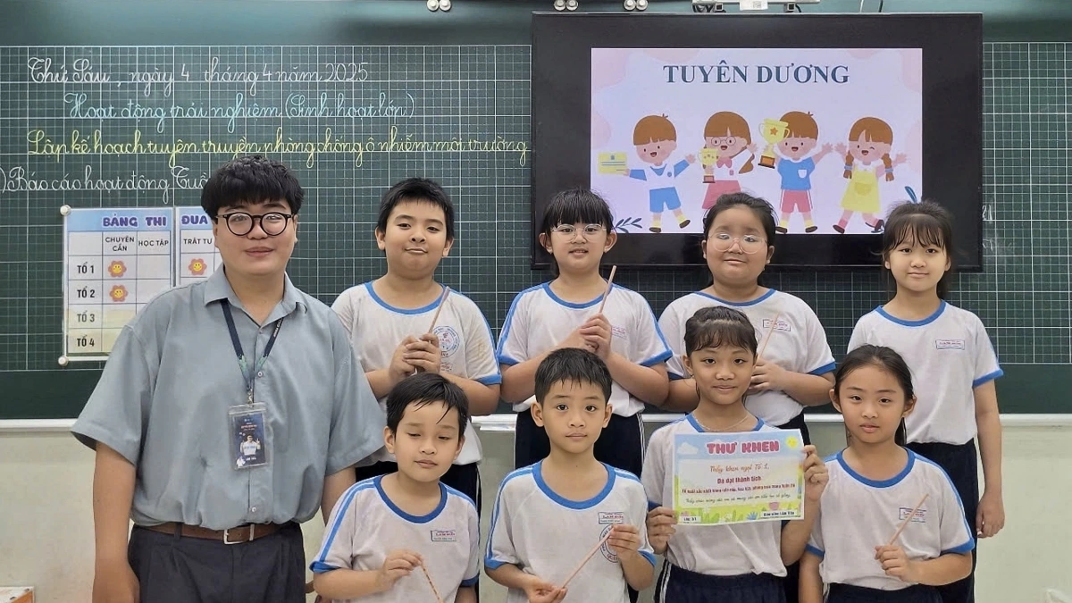 Lâm Tiến trong kỳ thực tập của mình (ảnh: NVCC)
