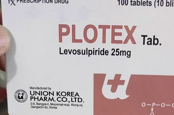 Viên nén Plotex (Levosulpiride 25 mg) (Ảnh: Favinahospital)