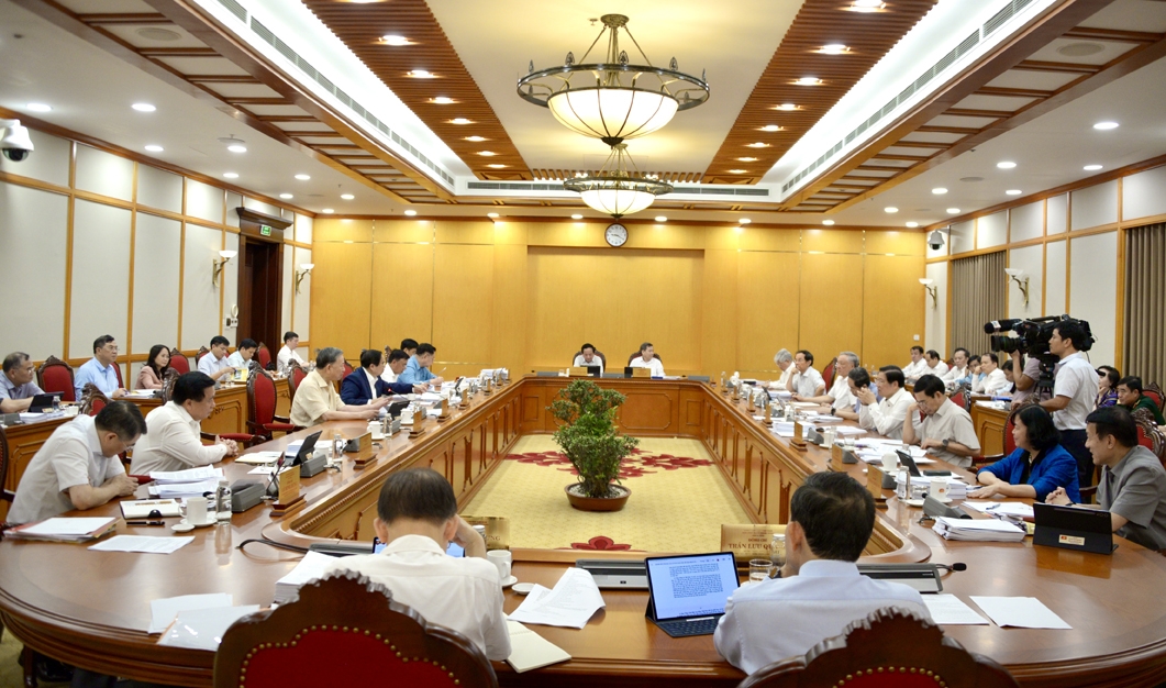 Tổng Bí thư Tô Lâm chủ trì cuộc họp Bộ Chính trị, Ban Bí thư