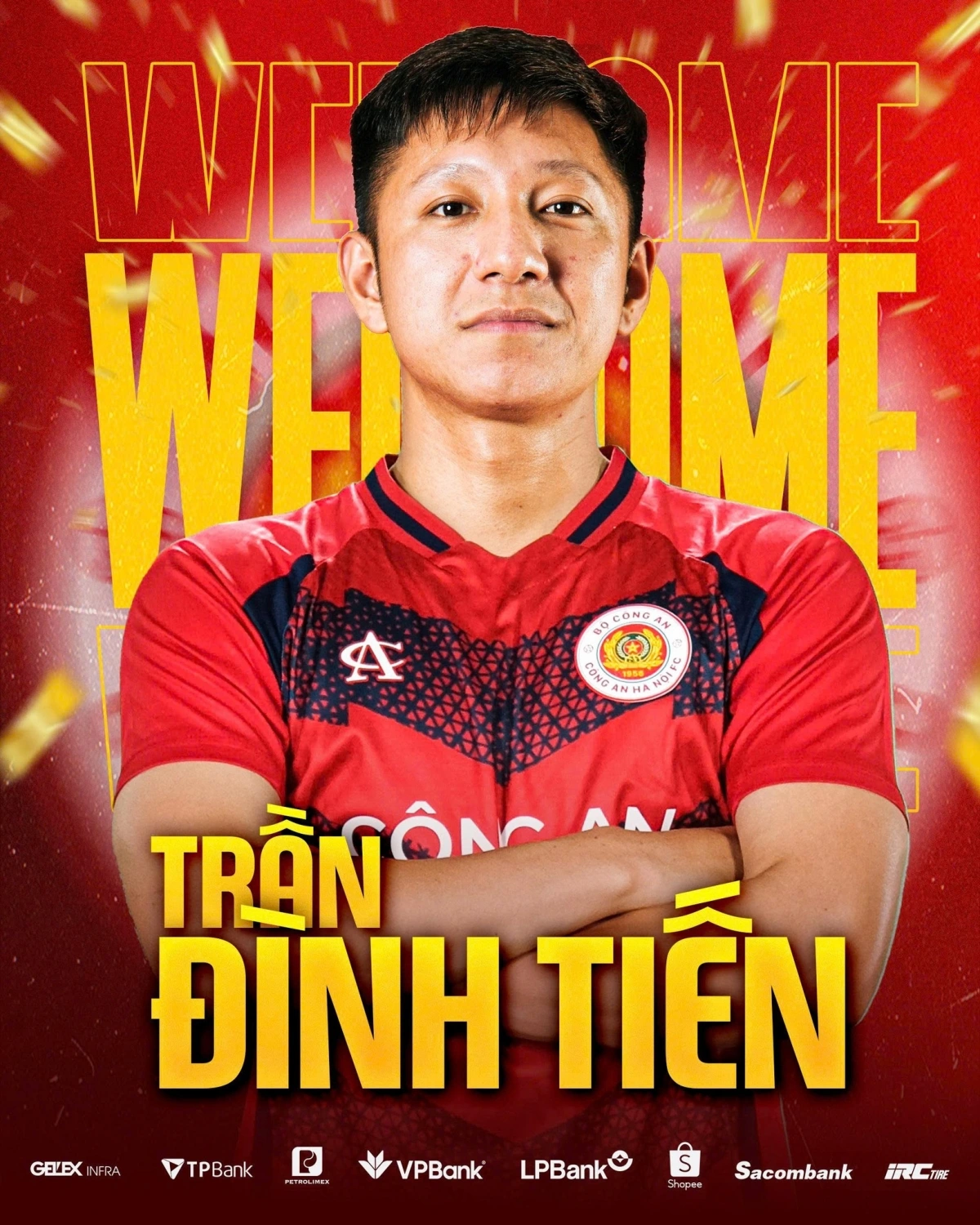 Trần Đình Tiến đầu quân cho CAHN.