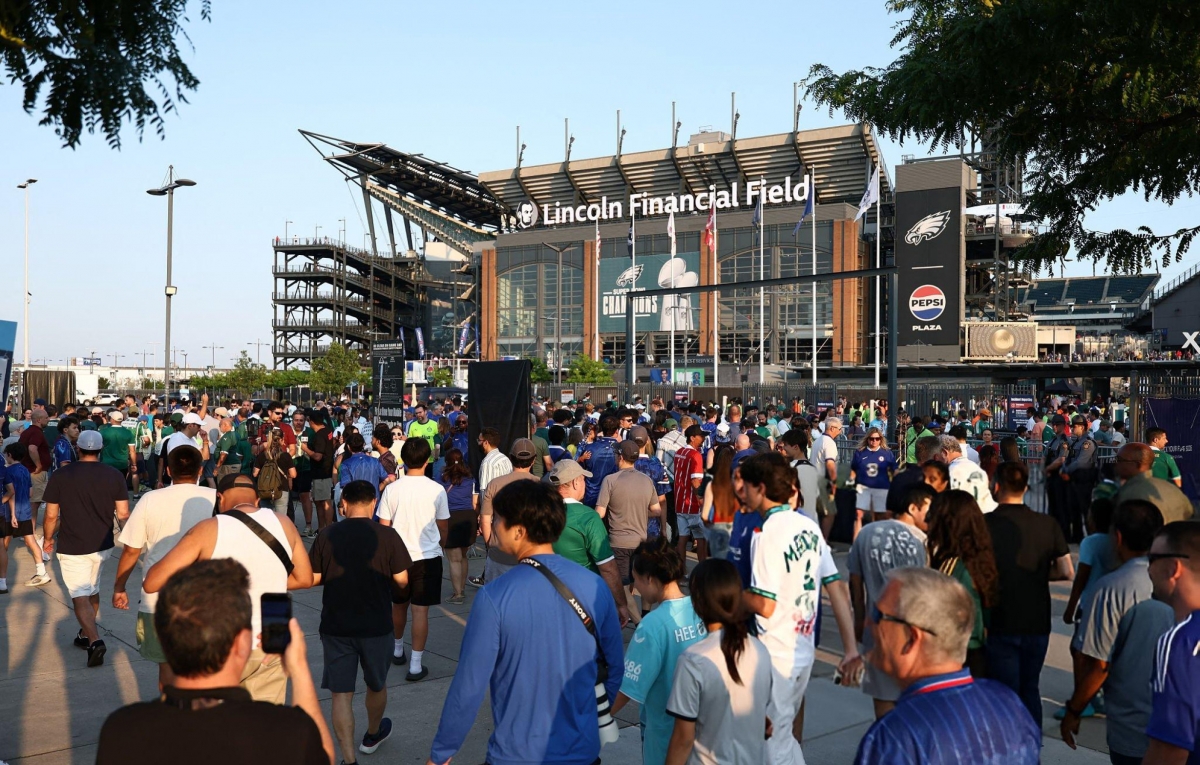 Quang cảnh sân Lincoln Financial Field trước trận đấu. (Ảnh: Getty).