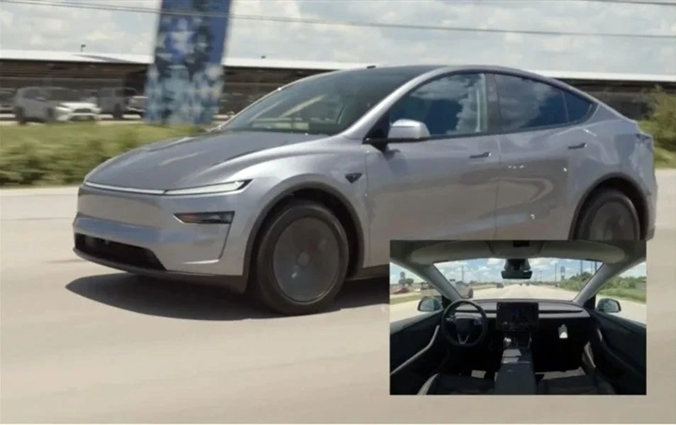 Chiếc Tesla Model Y tự lái hoàn toàn từ nhà máy Gigafactory ở Austin, Texas, đến tận nhà khách hàng.