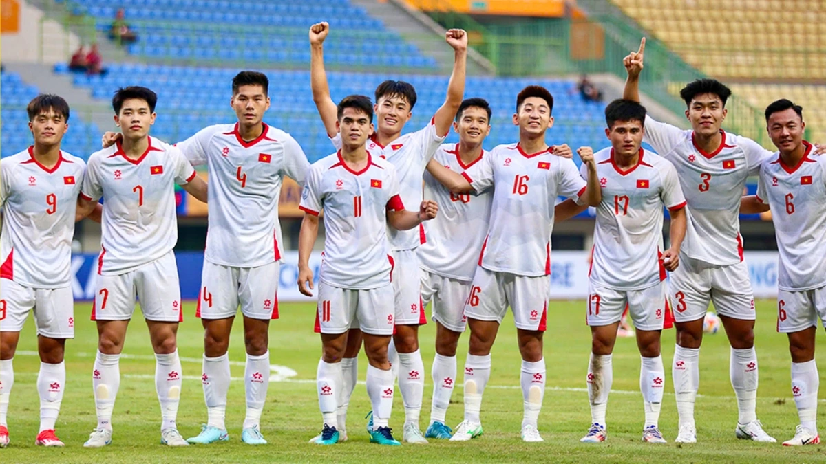 U23 Việt Nam có khởi đầu thuận lợi tại giải U23 Đông Nam Á 2025 (Ảnh: VFF)