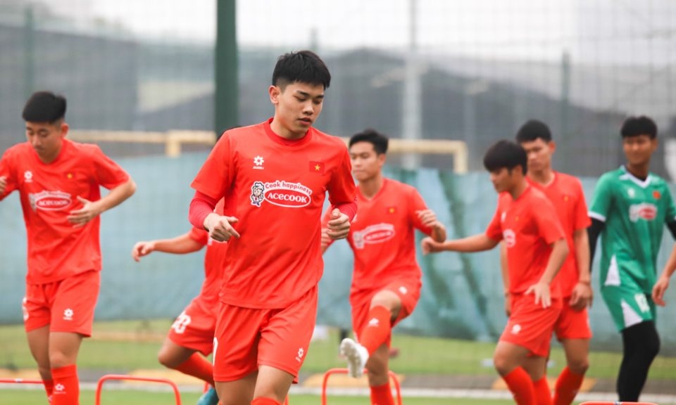 Đình Bắc quyết tâm góp mặt trong danh sách cuối cùng của U23 Việt Nam tham dự Giải vô địch U23 Đông Nam Á 2025. (Ảnh: VFF)