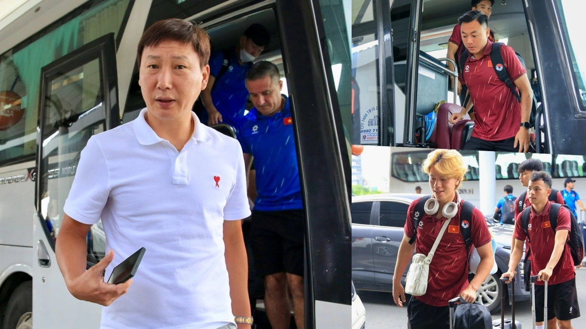Thầy trò HLV Kim Sang Sik lên đường sang Indonesia tranh tài ở U23 Đông Nam Á 2025.