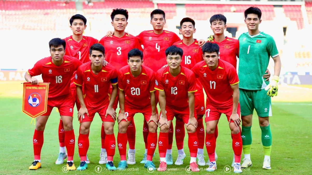 U23 Việt Nam đầy đủ lực lượng trước trận chung kết với U23 Indonesia. (Ảnh: VFF)