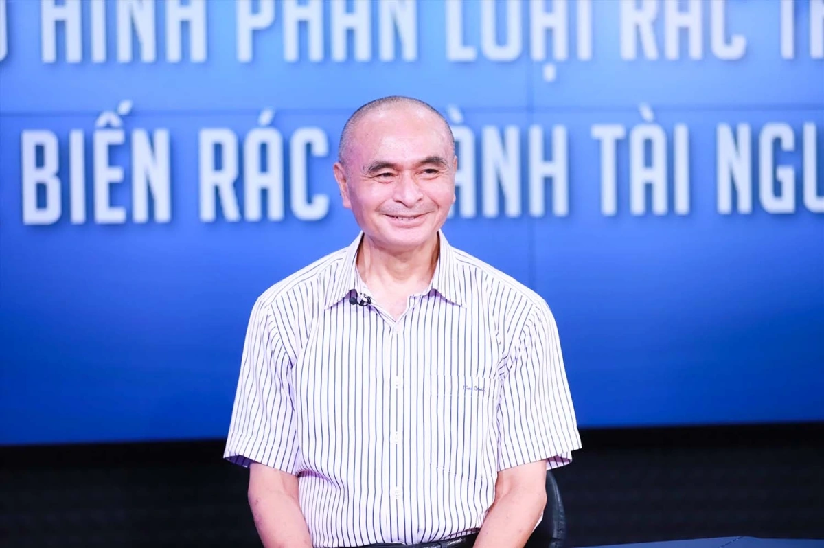 PGS.TS Vũ Thanh Ca - Giảng viên cao cấp của trường Đại học Tài nguyên và Môi trường Hà Nội (Ảnh: Ảnh: Vũ Linh)