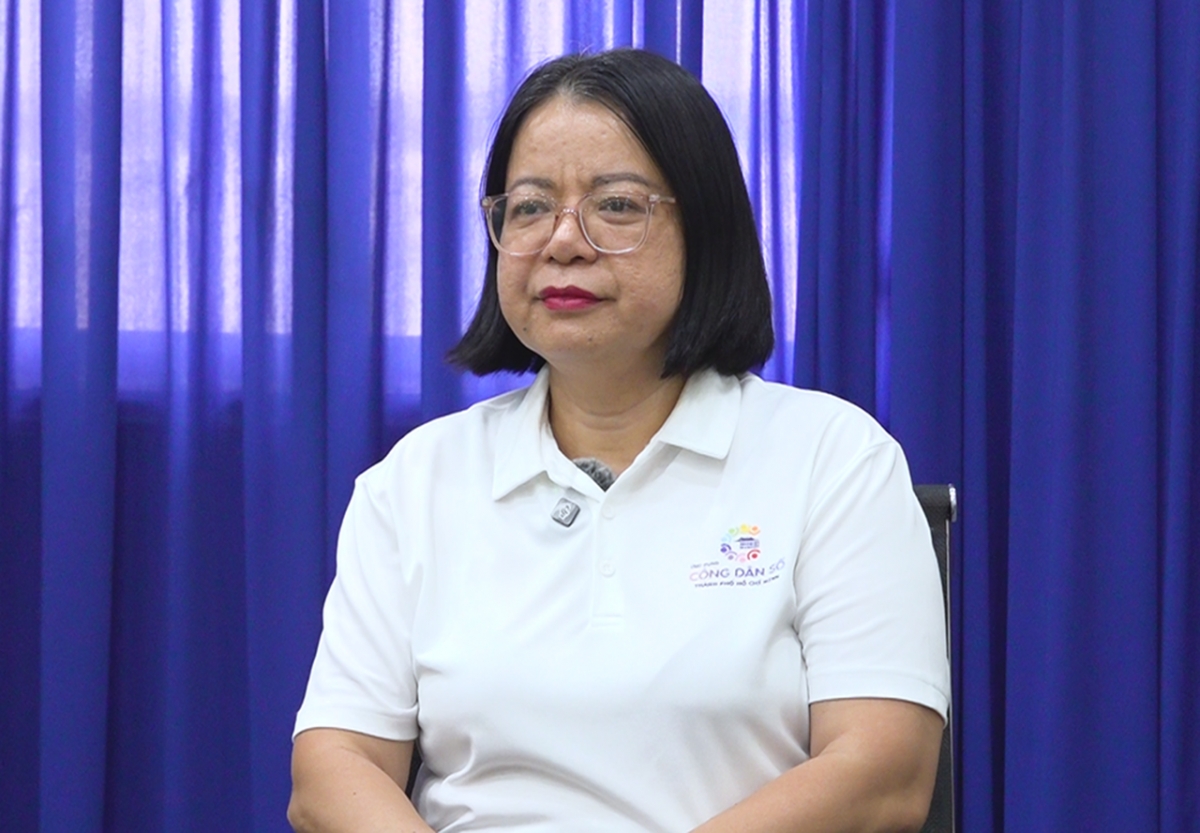 Bà Võ Thị Trung Trinh, Giám đốc Trung tâm Chuyển đổi số TP.HCM