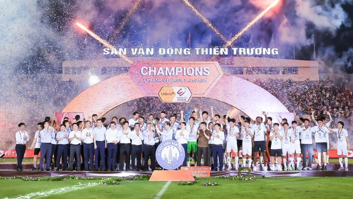 CLB Nam Định là đội vô địch V-League ở hai mùa gần nhất.