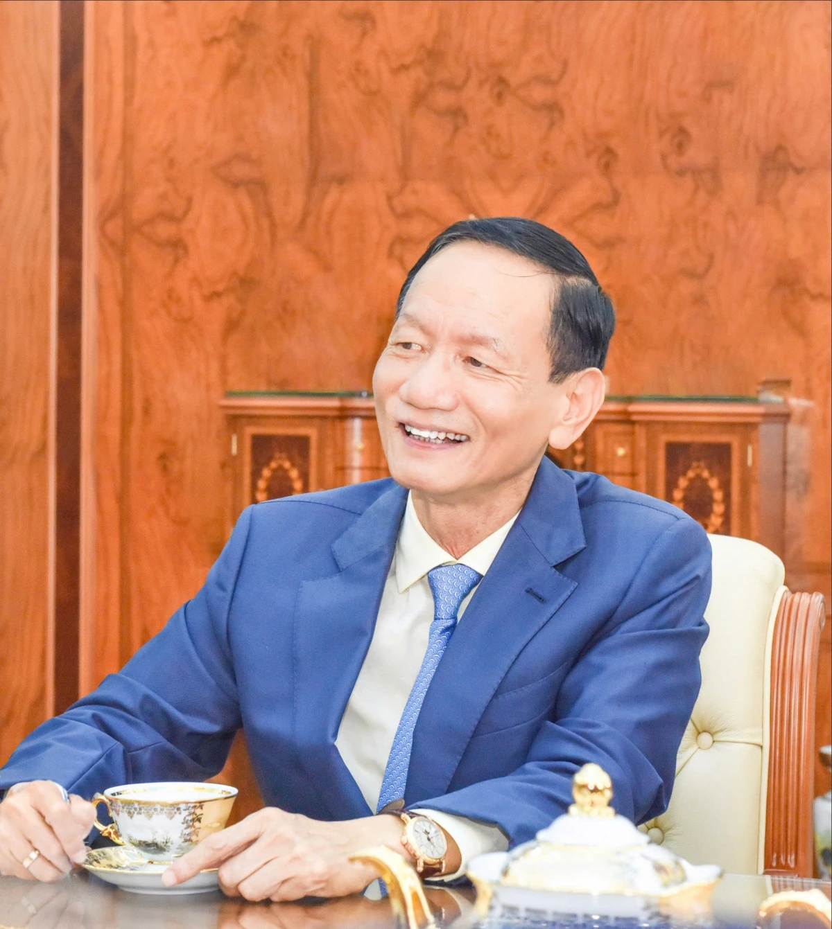 Ông Vũ Văn Tiền – Chủ tịch Hiệp hội Các Tổ chức Dịch vụ Phát triển Kinh doanh Việt Nam (VABSO), Chủ tịch Tập đoàn Geleximco, Phó Chủ tịch HĐQT kiêm Thành viên thường trực Ngân hàng TMCP An Bình (ABBank)