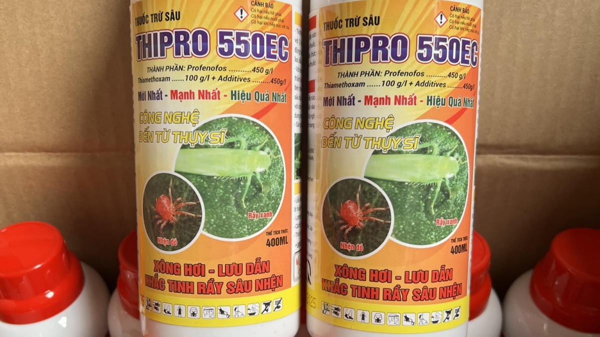 Sản phẩm thuốc bảo vệ thực vật do Công ty Cổ phần GENTA Thụy Sĩ sản xuất (Ảnh: CTV)