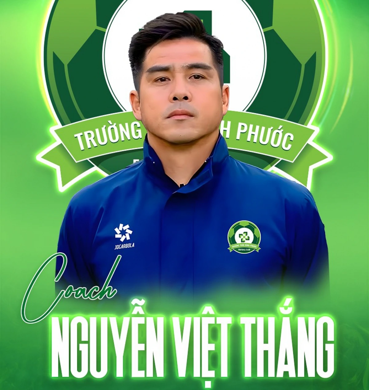 HLV Việt Thắng đón nhận thử thách mới (Ảnh: Bình Phước FC)