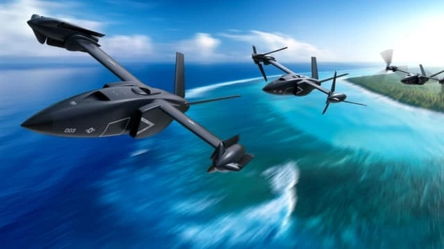 Hình ảnh phác họa máy bay X-Plane. Ảnh: Bell Textron.