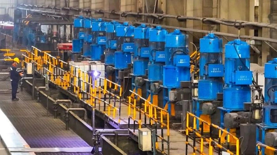 Xưởng sản xuất của Tập đoàn Vàng quốc gia Trung Quốc tại Khu tự trị Nội Mông. Ảnh: CNGGC.