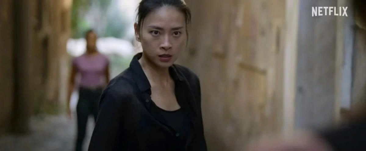 Ngô Thanh Vân trong "The Old Guard 2". (Ảnh: Netflix)
