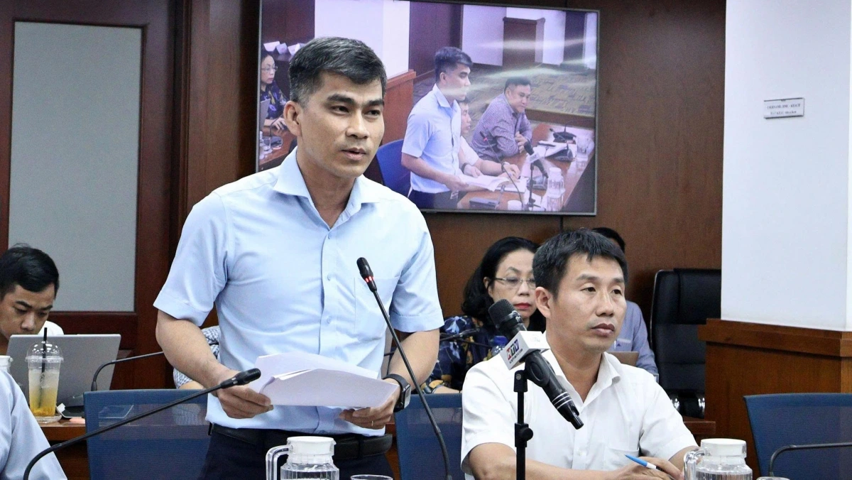 Ông Nguyễn Quốc Vinh, Phó Trưởng Phòng Phòng Quản lý vận tải, Sở Xây dựng (ảnh Như Ý)