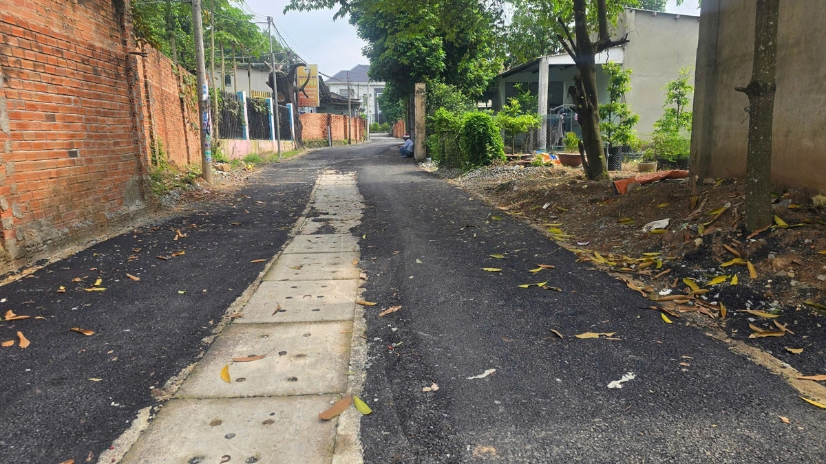 Người dân mong muốn các con đường thi công đảm bảo chất lượng để tránh lãng phí 